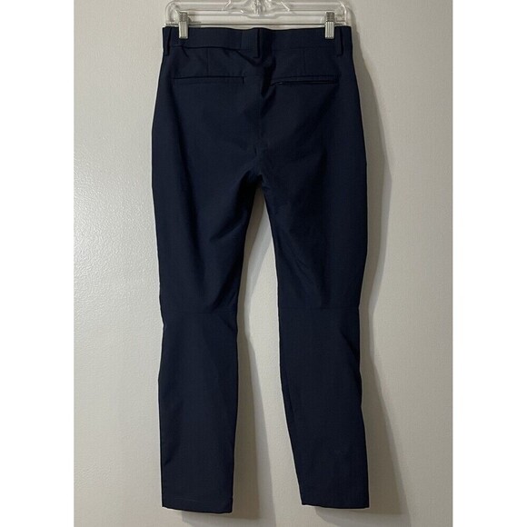 BANANA REPUBLIC City Pants Men’s Size 29x30 Navy Blue Slim Fit Tech Active - Picture 3 of 7
